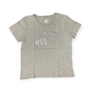 PUMA Women’s Outline Metallic T-shirt - Sz XXL